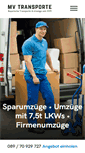 Mobile Screenshot of muenchen-umzug.de